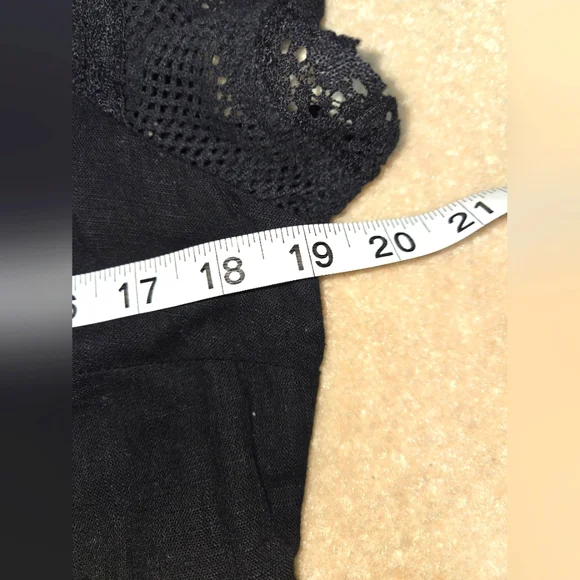 Old Navy Women's S Black Flutter Sleeve Maxi Dress - Picture 11 of 14